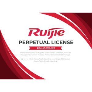 ruijie rg lic ws 512 licencia software 512 puntos de acceso gestionados o 1024 puntos de acceso de pared gestion centralizada de la red inalambrica
