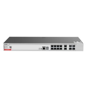 ruijie rg ws6012 l controlador de acceso para red inalambrica wifi 2 puertos sfp+ de 10gbps 2 puertos combo sfp/rj45 8 puertos hasta 1gbps color negro y gris