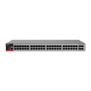 ruijie rg s2915 48gt4ms l switch con auto negociacion 48 puertos ethernet hasta 1gbps 4x sfp hasta 2.5gbps fuente de alimentacion fija color negro y gris