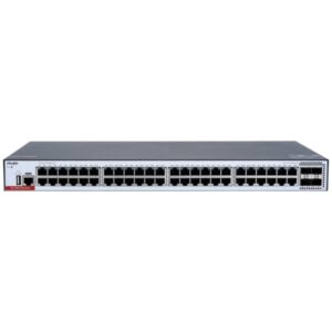 ruijie rg cs83 48gt4xs switch 48 puertos ethernet hasta 1gbps 4x sfp+ hasta 10gbps fuente de alimentacion fija color negro y gris