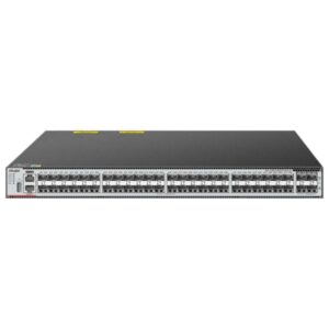 ruijie rg cs85 48sfp4xs d switch 48x sfp hasta 1gbps 4x sfp+ hasta 10gbps ranura de expansion 3 ventiladores integrados color negro y gris
