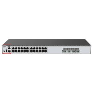 ruijie rg cs86 24xmg4xs4vs upd switch con auto negociacion modular 24 puertos hasta 5gbps 4x sfp+ 10gbps 4x sfp28 25gbps poe/poe+/poe++ 3 ventiladores modulares color negro y gris
