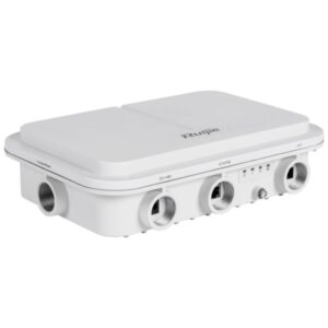 ruijie rg ap680(cd) punto de acceso para exterior doble banda poe ethernet 1.8gbps wifi 6 ax1800 antenas internas color blanco