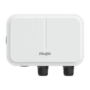 ruijie rg ap680 l punto de acceso para exterior doble banda y doble radio poe 3gbps wifi 6 ax3000 antenas internas omnidireccionales licencia de servicio en la nube color blanco
