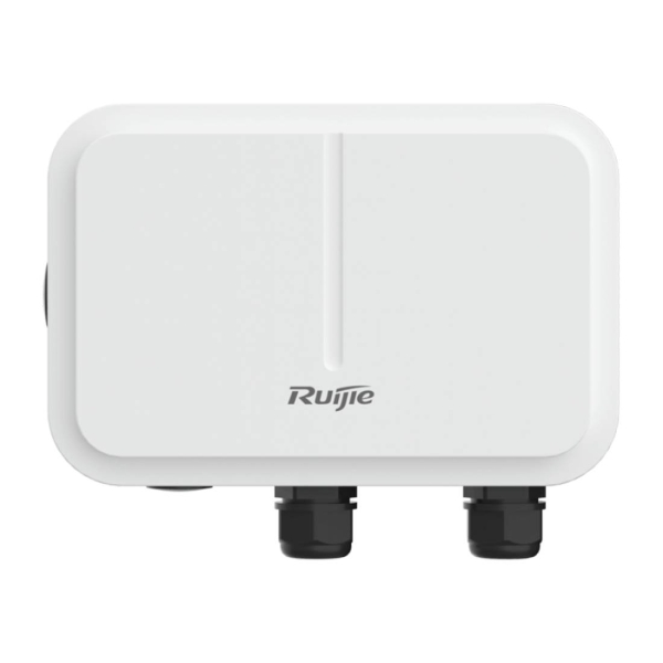 ruijie rg ap680 l punto de acceso para exterior doble banda y doble radio poe 3gbps wifi 6 ax3000 antenas internas omnidireccionales licencia de servicio en la nube color blanco