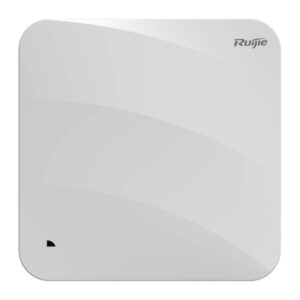 ruijie rg ap810 l punto de acceso doble banda y doble radio 1.8gbps wifi 6 ax1800 ethernet poe licencia de servicio en la nube color blanco