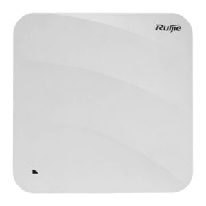 ruijie rg ap840 l punto de acceso doble banda y doble radio 5.4gbps wifi 6 ax5400 ethernet poe+ licencia de servicio en la nube color blanco