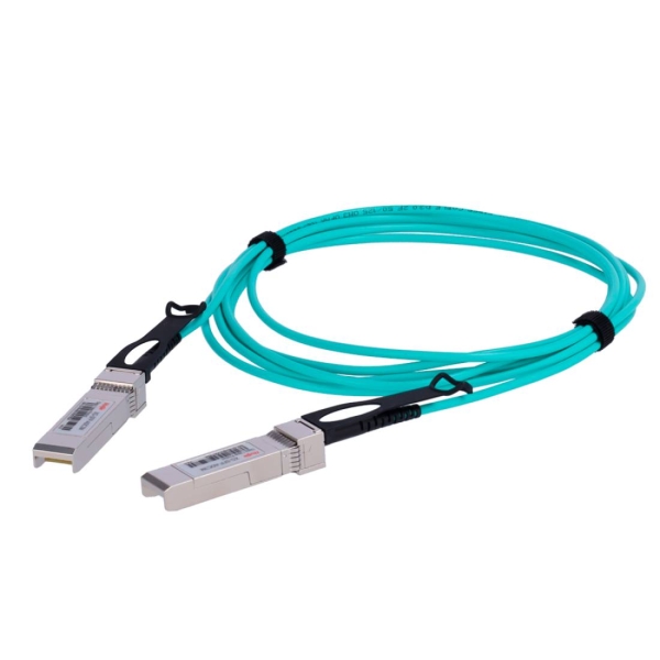 ruijie xg sfp aoc3m cable de fibra optica aoc sfp+ 3 metros 10 gbps por canal color turquesa