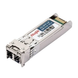 ruijie xg sfp lr sm1310 modulo transceptor sfp+ 10gbase lr fibra optica hasta 10km velocidad hasta 10gbps conector lc longitud de onda de 1310nm color acero