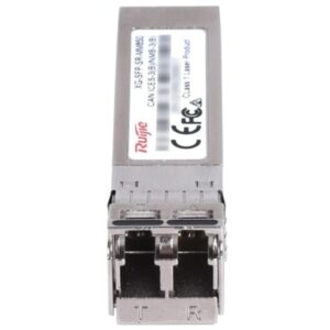 ruijie xg sfp sr mm850 modulo transceptor sfp+ 10gbase sr fibra optica hasta 300m velocidad hasta 10gbps conector lc longitud de onda de 850nm color acero