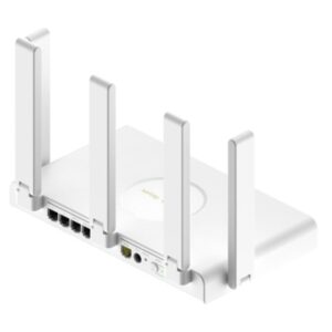 ruijie rg ew3000gx router de doble banda 5 puertos velocidad inalambrica hasta 3gbps wifi 6 ax3000 cpu de doble nucleo soporte mesh gestion en la nube color blanco