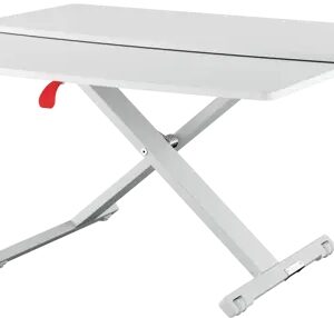 leitz ergo cosy convertidor de escritorio con bandeja deslizante para cambiar de sentado a de pie ajuste de altura neumatico escritorio de 80x42cm color gris