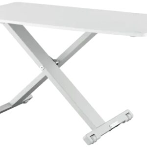 leitz ergo cosy convertidor de escritorio para cambiar de sentado a de pie ajuste de altura neumatico escritorio de 70x35cm color gris