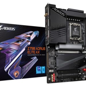 gigabyte z790 aorus elite ax placa base intel 1700 4x ddr5 m2, sata hdmi, dp wifi6e atx