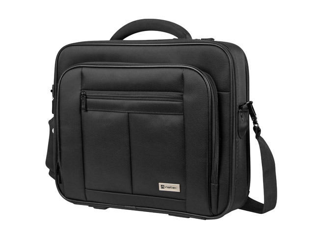 natec boxer maletin para portatiles de 17,3" sistema anti impactos resistente a la abrasion gran capacidad color negro