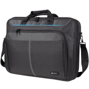 natec doberman maletin para portatiles de 15.6" sistema anti impactos resistente a la abrasion gran capacidad color negro