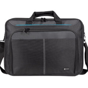 natec doberman maletin para portatiles de 17.3" sistema anti impactos resistente a la abrasion gran capacidad color negro