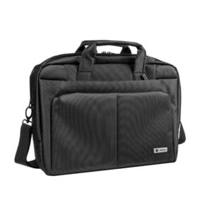 natec gazelle maletin para portatiles de 14" multiples bolsillos resistente a salpicaduras gran capacidad color negro