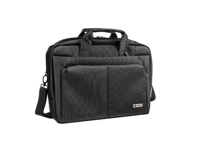 natec gazelle maletin para portatiles de 14" multiples bolsillos resistente a salpicaduras gran capacidad color negro