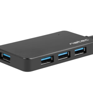 natec moth hub usb 4 puertos usb 3.0 color negro