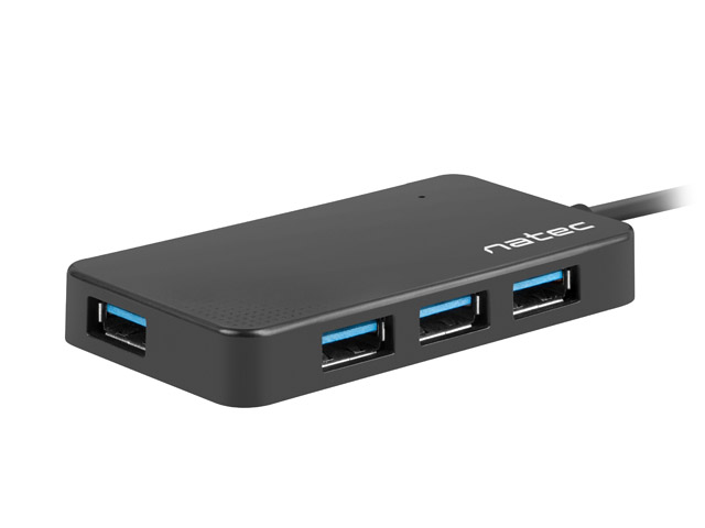 natec moth hub usb 4 puertos usb 3.0 color negro