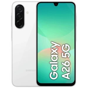 samsung galaxy a26 5g smartphone 6,7" 6gb 128gb camara 50 mp bateria 5000mah color blanco