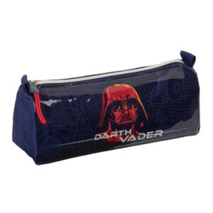 safta star wars portatodo 1 compartimento con cremallera 21x8x7cm color azul marino