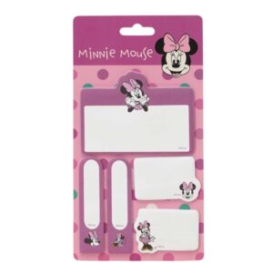 safta minnie mouse minty pack de notas adhesivas formatos surtidos cabecera para colgar 10x20cm color rosa