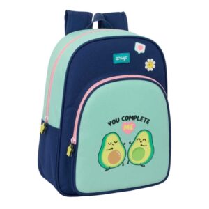 safta mr. wonderful estrella mochila infantil portabotellas bolsillo frontal adaptable a carro hombreras acolchadas 26x34x11cm color turquesa claro