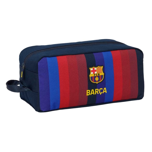 safta f.c.barcelona 1ª equipacion 26/27 zapatillero capacidad 9l asa de mano lateral 34x15x18cm color azul noche
