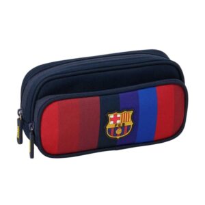 safta f.c.barcelona 1ª equipacion 26/27 portatodo con bolsillo cremallera 21x10.5x6cm color azul noche