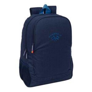 safta spagnolo mochila 23l adaptable a carro espalda acolchada portabotellas cremallera con doble tirador asa de mano hombreras ergonomicas 32x44x16cm color azul noche