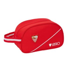 safta sevilla fc neceser adaptable a carro asa de mano lateral 26x15x12cm color rojo