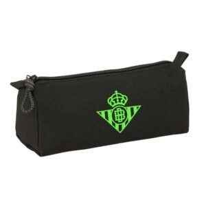 safta real betis balompie portatodo 1 compartimento con cremallera 21x8x7cm color negro y verde