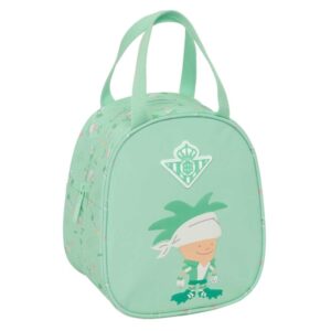 safta real betis balompie bolsa preescolar isotermica asa de mano cremallera 19x22x14cm color verde