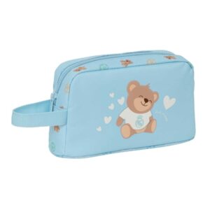 safta real madrid bolsa preescolar isotermica porta alimentos asa de mano lateral cremallera 21.5x12x6.5cm color azul