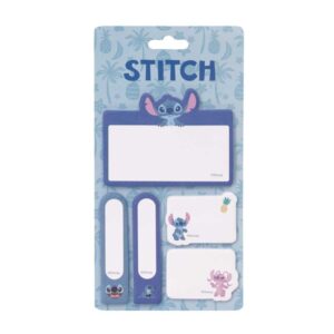 safta stitch pack de notas adhesivas formatos surtidos cabecera para colgar 10x20cm multicolor