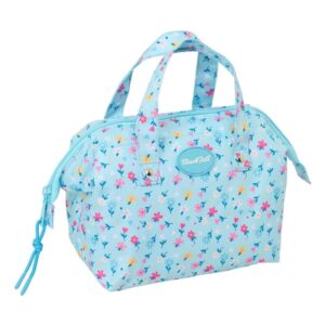 safta blackfit8 petalos neceser interior forrado asas de mano 26.5x17.5x12.5cm color azul claro