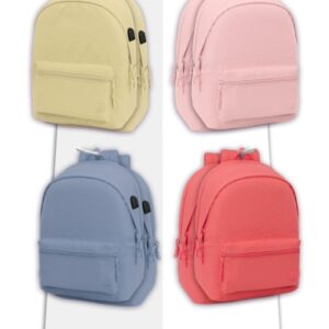 safta basics 8 ganchos 16 mochilas incluidas carton reciclado 42x160x42cm colores surtidos