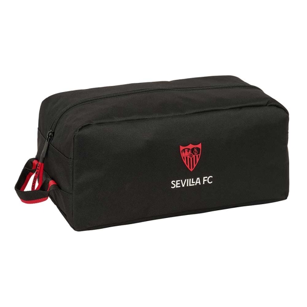 safta sevilla fc zapatillero capacidad 9l asa de mano lateral 34x15x18cm color negro