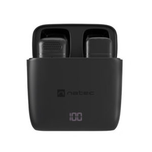 natec hopper lavalier microfono inalambrico conector usb c alta sensibilidad frecuencia hasta 48 khz