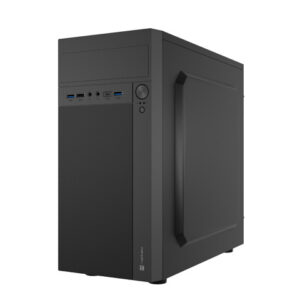 natec helix usb c caja mini torre miniatx compatible micro atx y mini itx 1xusb c, 2xusb 3.0, 2xusb2.0 y 2xminijack color negro