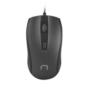 natec hoopoe 2 raton optico 1600 dpi cable de 1,8 mtrs 4 botones color negro