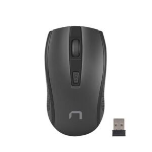natec jay 2 raton optico inalambrico 1600 dpi 2,4 ghz adaptador usb 4 botones color negro