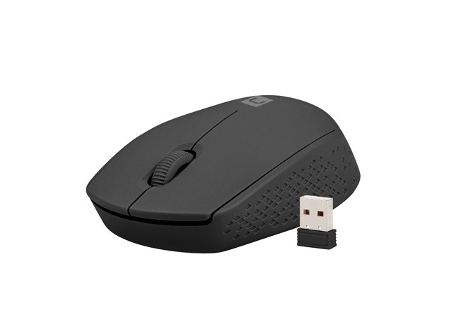 natec stork raton optico inalambrico 1600 dpi adaptador usb 3 botones color negro