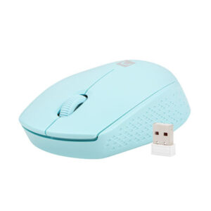 natec stork raton optico inalambrico 1600 dpi adaptador usb 3 botones color azul