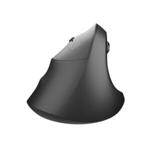natec crake 2 left raton optico vertical inalambrico diseño para zurdos 2.400 dpi bluetooth + 2,4ghz 6 botones color negro