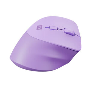 natec crake 2 raton optico vertical inalambrico 2.400 dpi bluetooth + 2,4ghz 6 botones color lavanda