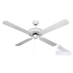 orbegozo cf 07132 b ventilador de techo 3 velocidades 4 aspas reversibles 60w diametro 132cm color blanco