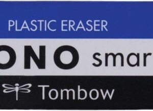 tombow mono smart goma de borrar 9g extrafina ancho de 5.5mm funda de papel pvc libre de ftalatos y latex color blanco